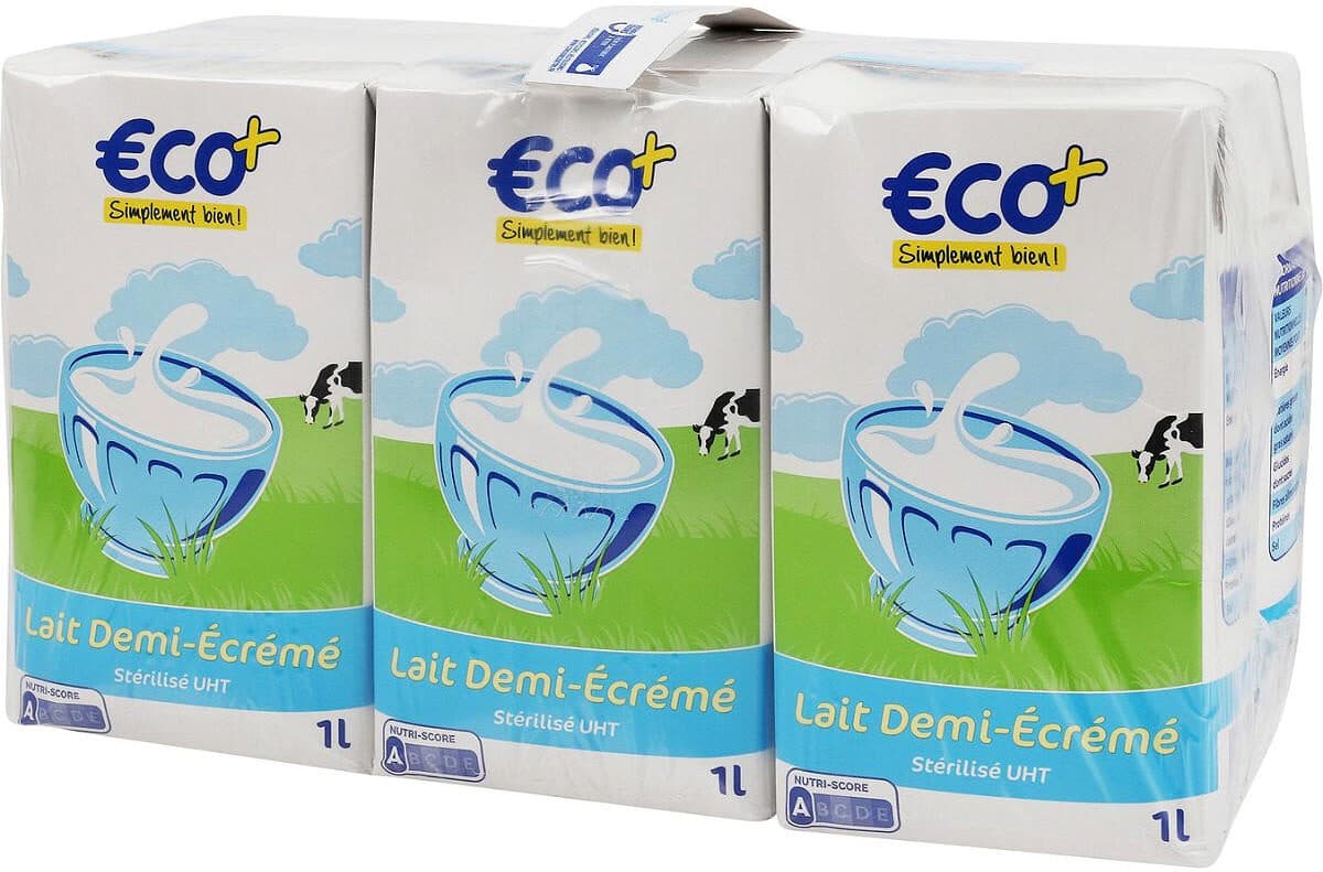 E.Leclerc Lait Demi-Ecrémé - Stérilisé UHT packshot
