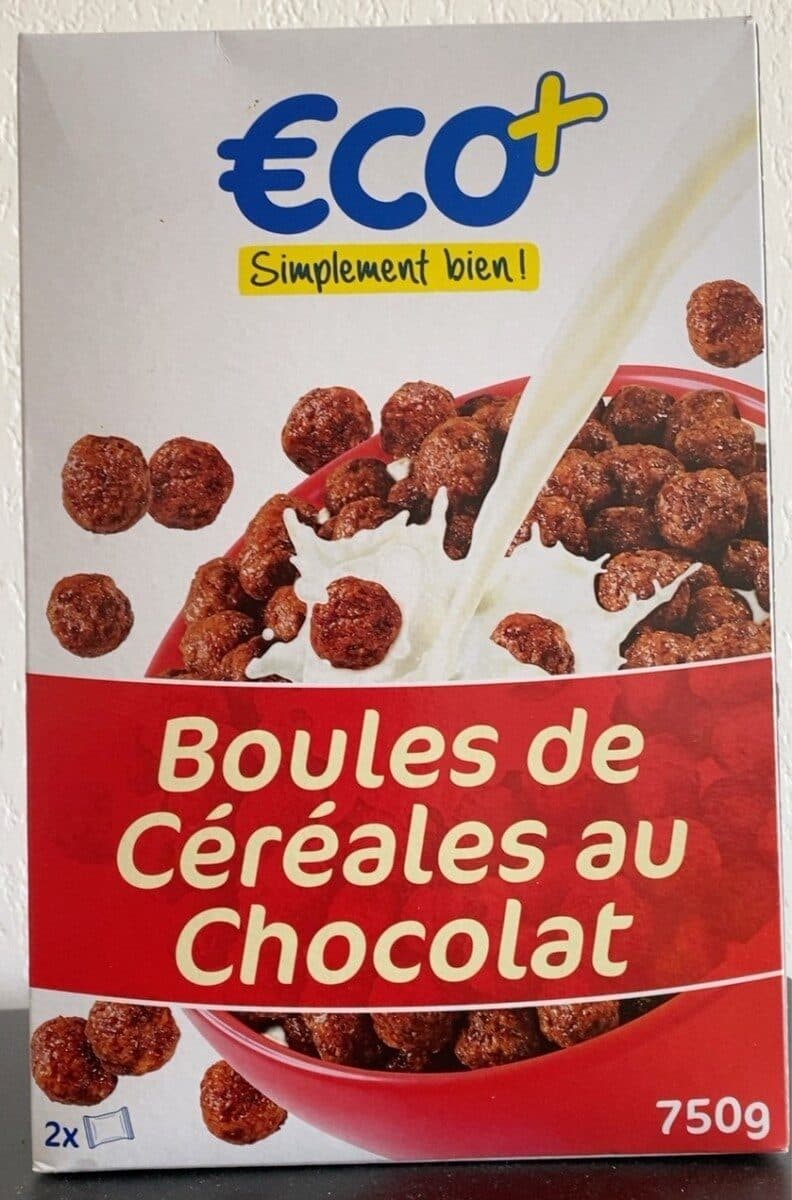 Eco+ Boules de céréales au chocolat packshot