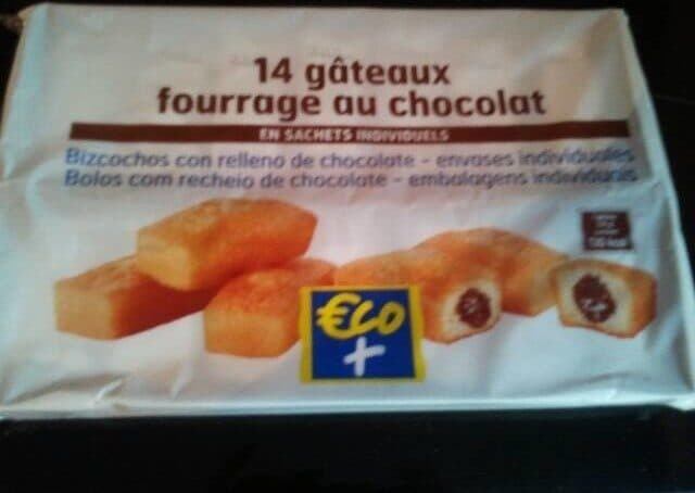 Le ster 14 gâteaux fourrage au Chocolat packshot