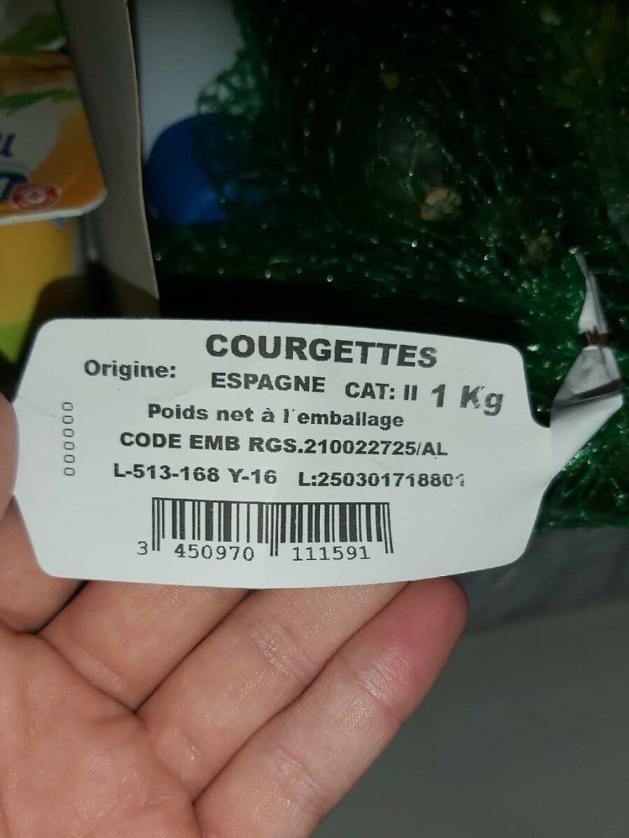 Eco+ Courgettes en dés packshot