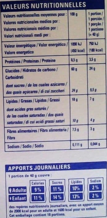 Eco+ Muesli croustillant aux fruits packshot