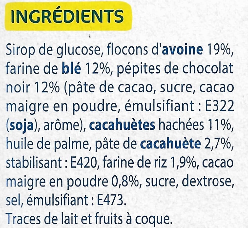 Eco+ Barres céréalières Chocolat - Cacahuète packshot