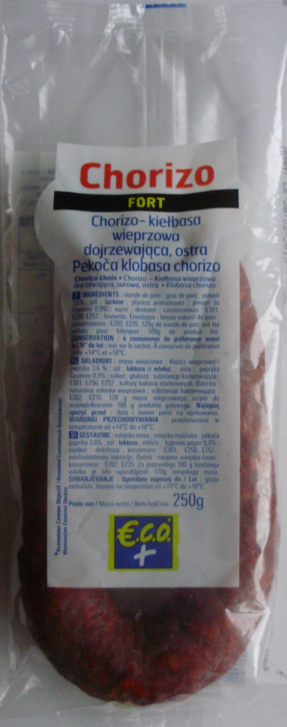 €CO+ Chorizo - Fort packshot