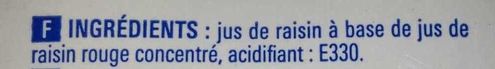 Eco+ Jus de raisin à base de jus de raisin concentré packshot