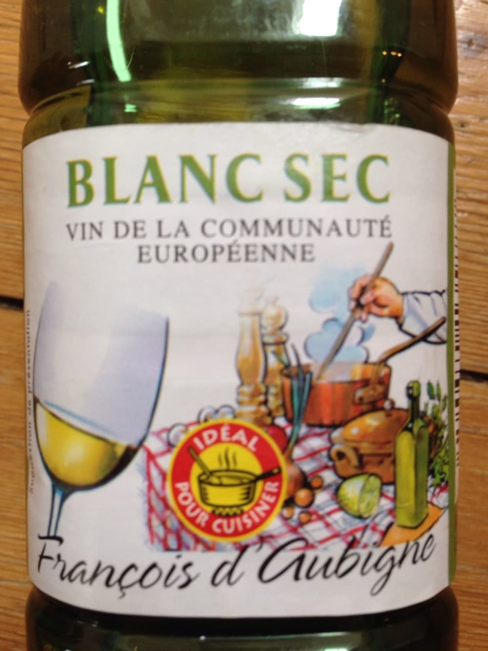 François d'Aubigne Vin blanc sec packshot