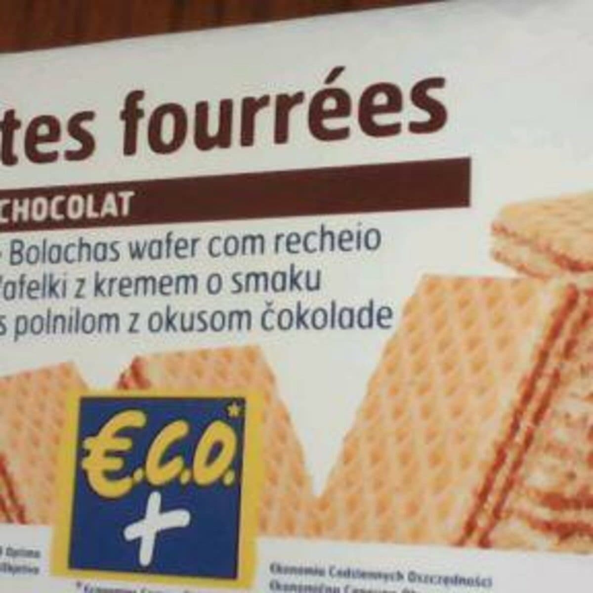 Eco+ Gaufrettes Fourrées packshot