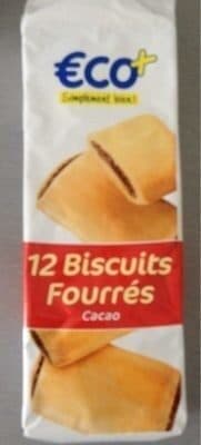 Eco+ Biscuits Fourrés Cacao packshot