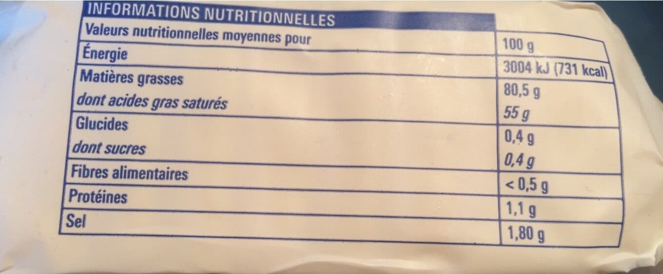 Eco + Beurre moulé demi sel 250gr packshot