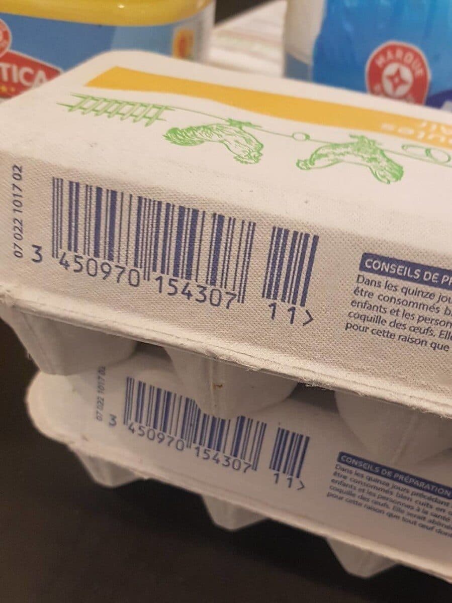 Eco+ Œufs Frais de poules élevées plein air packshot