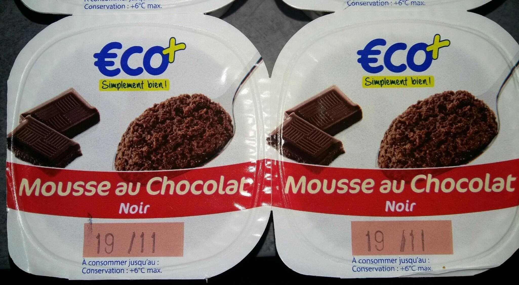 Eco+ Mousse au chocolat packshot