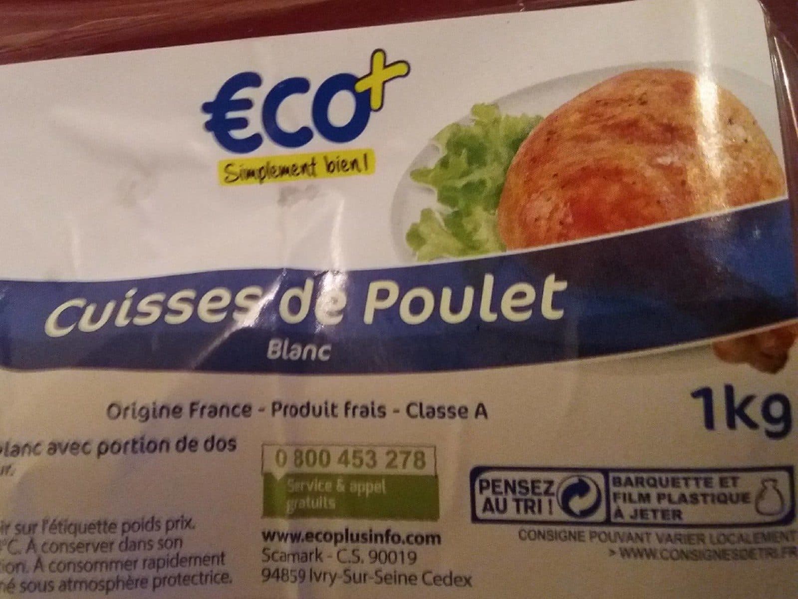 Eco+ Cuisses de poulet packshot