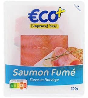 Eco+ Saumon fumé packshot