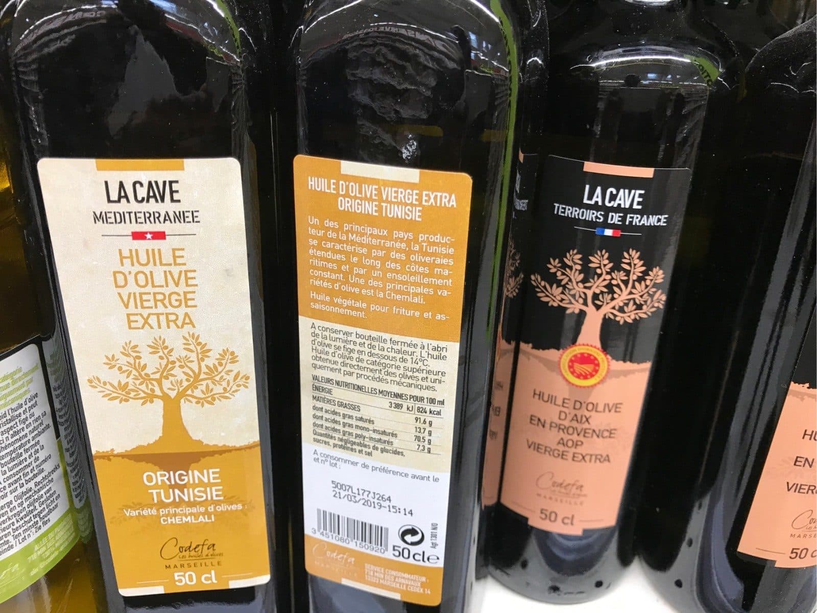 Open Food Facts Huile d'olive extra vierge packshot