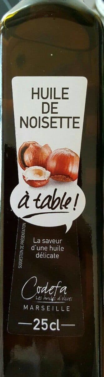Open Food Facts Huile de noisette packshot