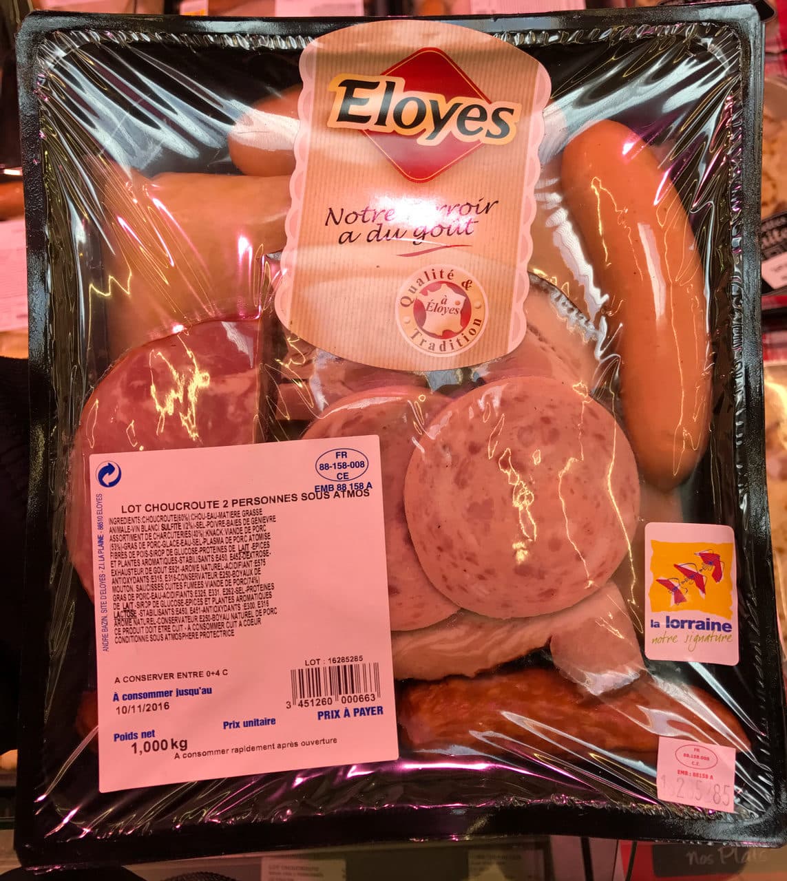 Eloyes Lot Choucroute 2 personnes packshot