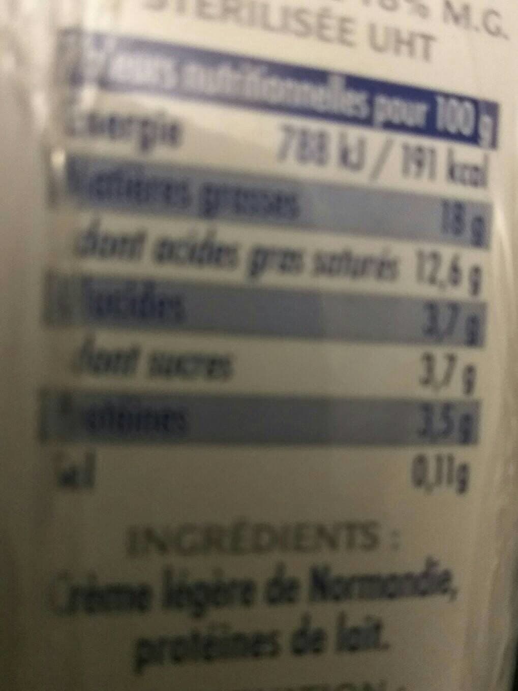 Elle & Vire Condé sur Vire - Crème légère packshot