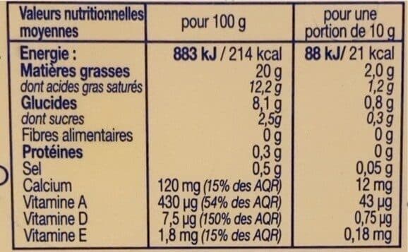 Elle & Vire Le Léger 20%MG Doux Barquette packshot