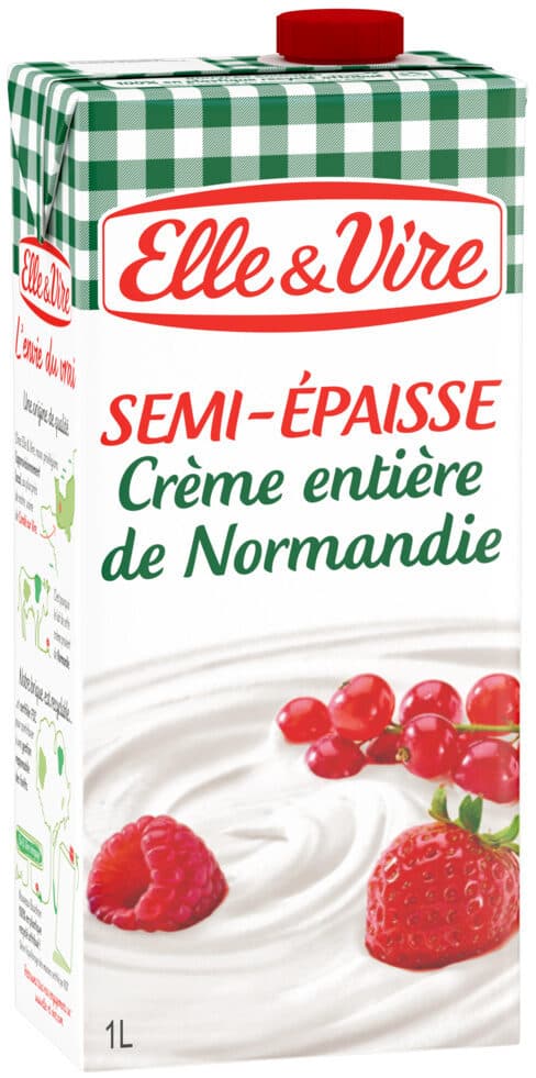 Elle & Vire La Crème Entière Semi-Epaisse De Normandie 30%MG packshot