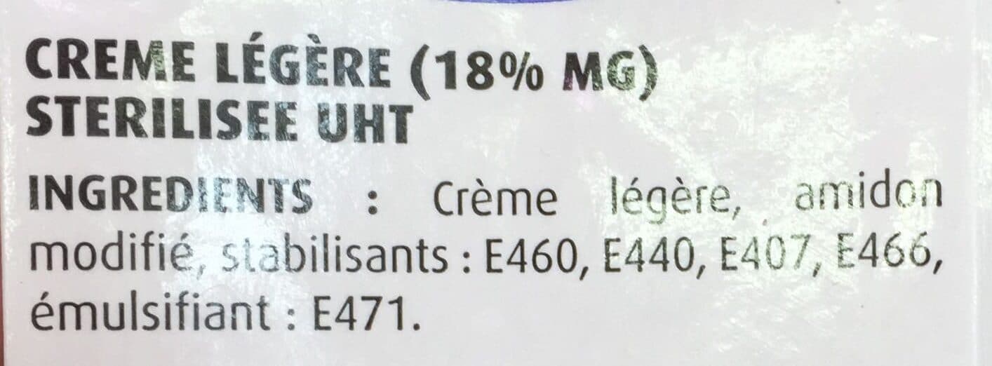 Montfleuri Crème légère semi-épaisse 18% M.G. packshot