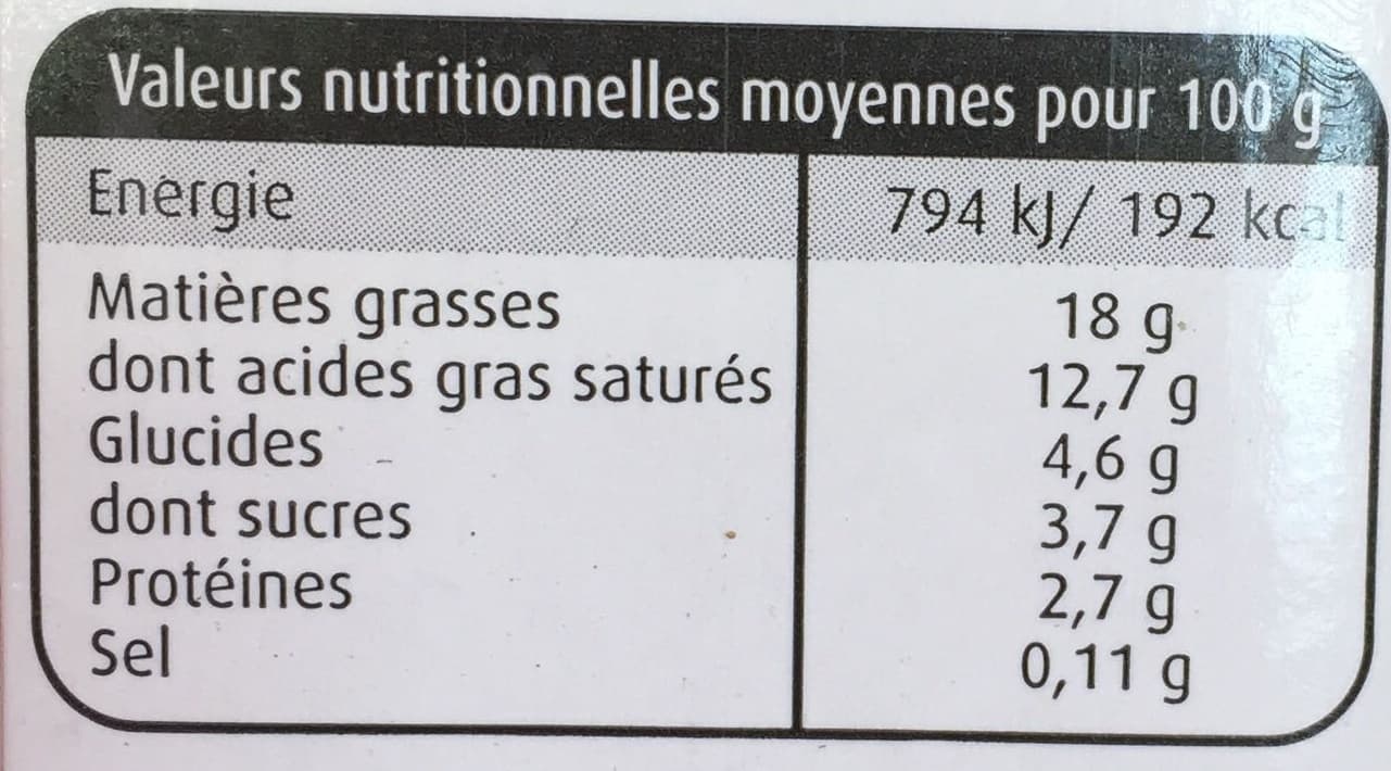 Montfleuri Crème légère semi-épaisse 18% M.G. packshot
