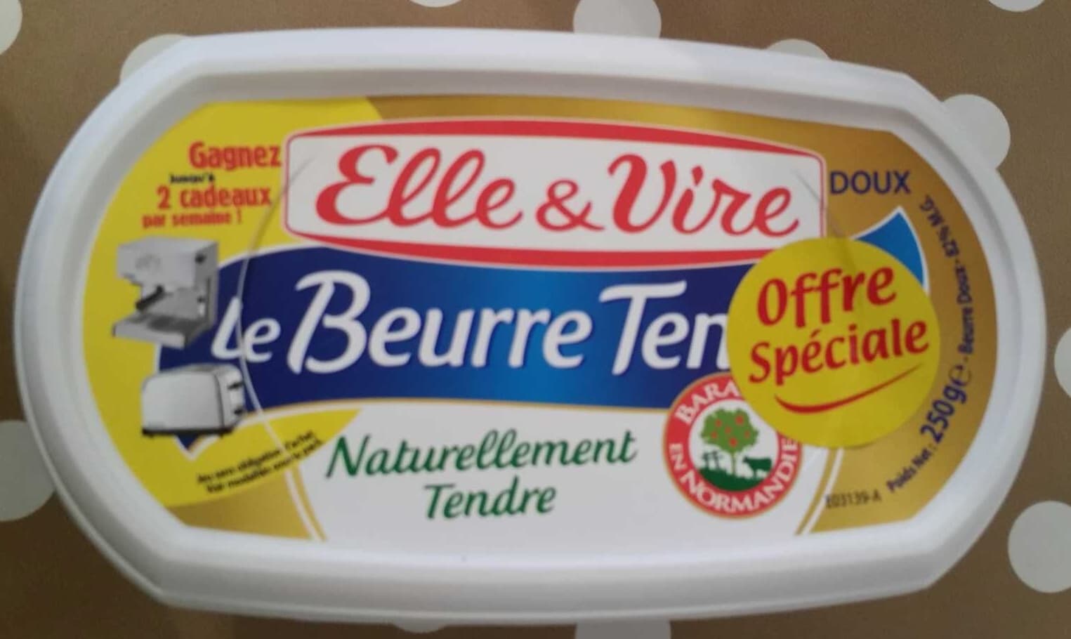 Elle & Vire Le Beurre Tendre Doux packshot
