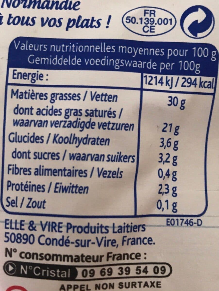 Elle & Vire Elle & Vire crème épais entière packshot