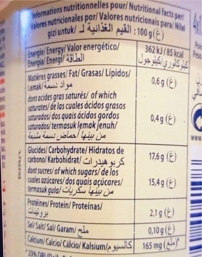 Elle & Vire Dessert lacté pulpé Yaggo! stérilisé UHT - Banane packshot