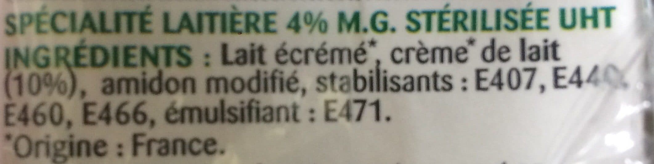 Open Food Facts Crème (Moitié-Moitié, sans Matières Grasses) packshot