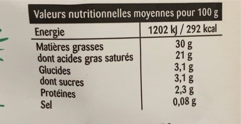 Elle & vire Elle & vire creme fraiche epaisse entiere 30%mg poche 324g packshot