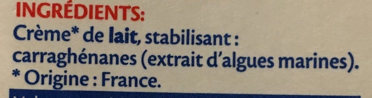 Open Food Facts Crème Uht Spécial Ganache Et Pâtisserie packshot