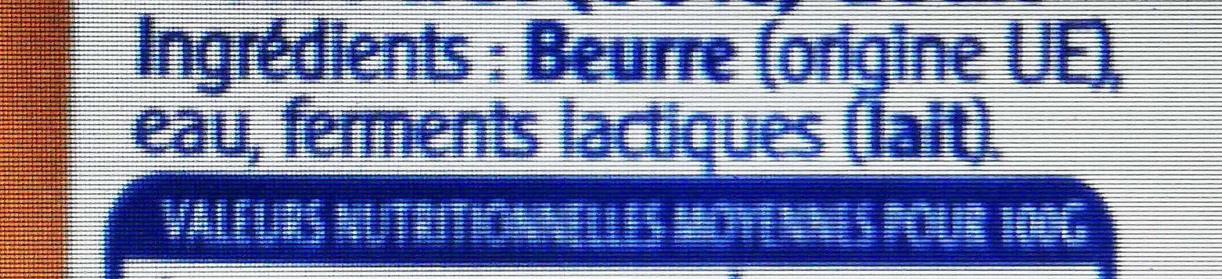 Montfleuri Beurre à teneur réduite en M.G. (60%) doux packshot