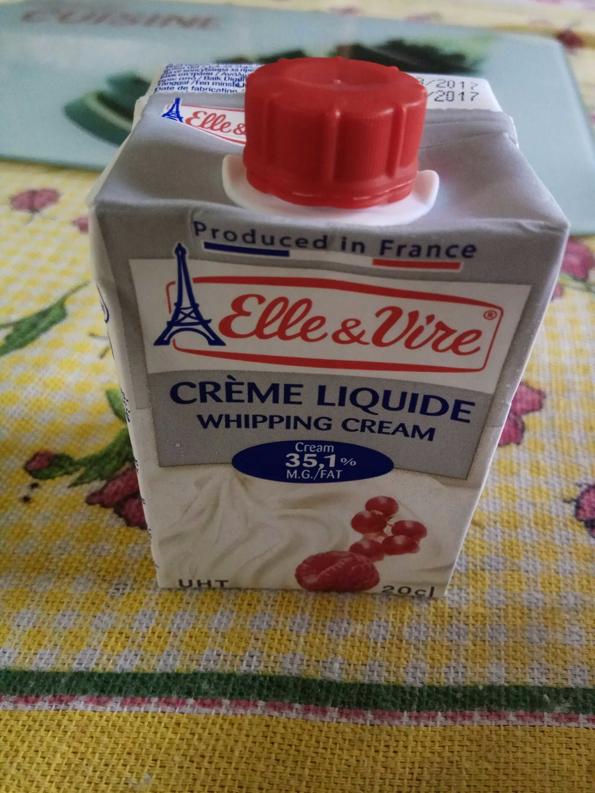Elle et vire Crème liquide packshot