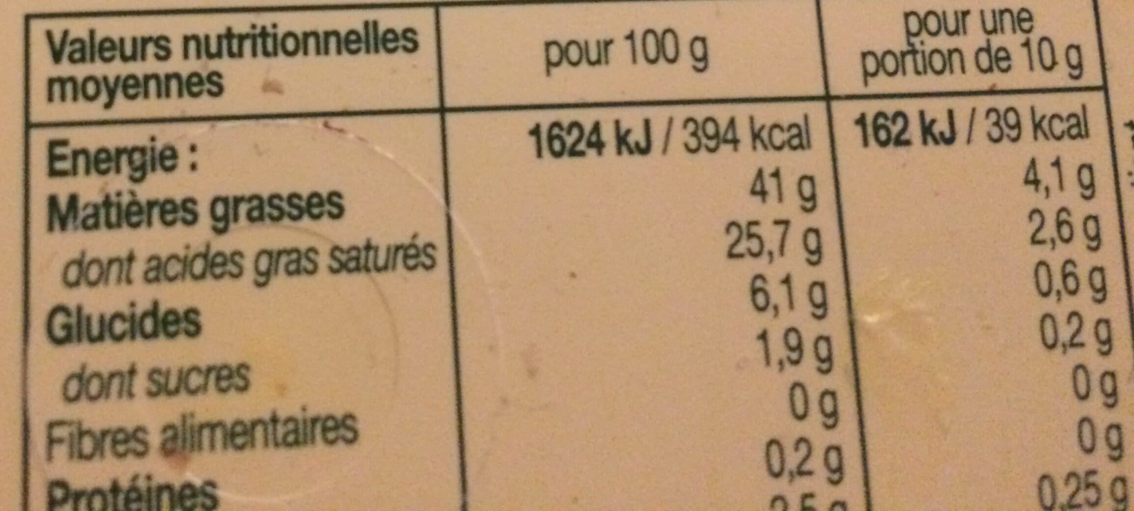 Elle & Vire Beurre léger 41% demi sel packshot