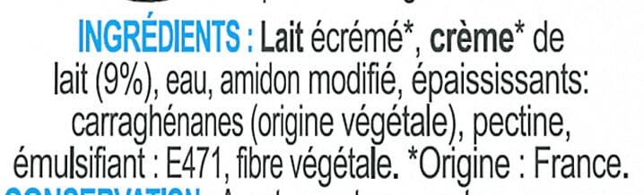 Elle & Vire La Crème Semi-Epaisse Si Légère 4%MG packshot
