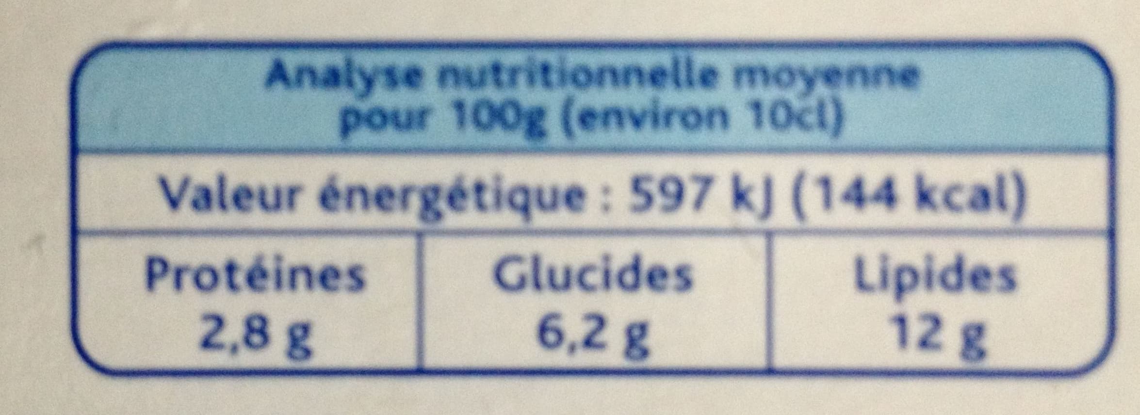 Elle & Vire Crème légère épaisse packshot