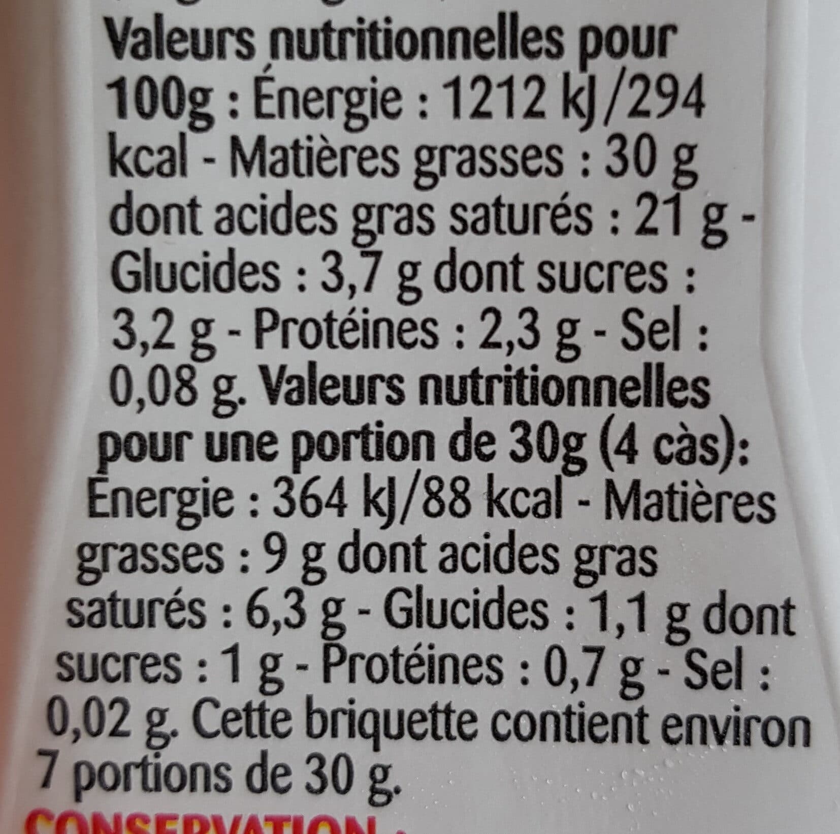 Elle & Vire La Crème Entière Semi-Epaisse De Normandie 30%MG packshot