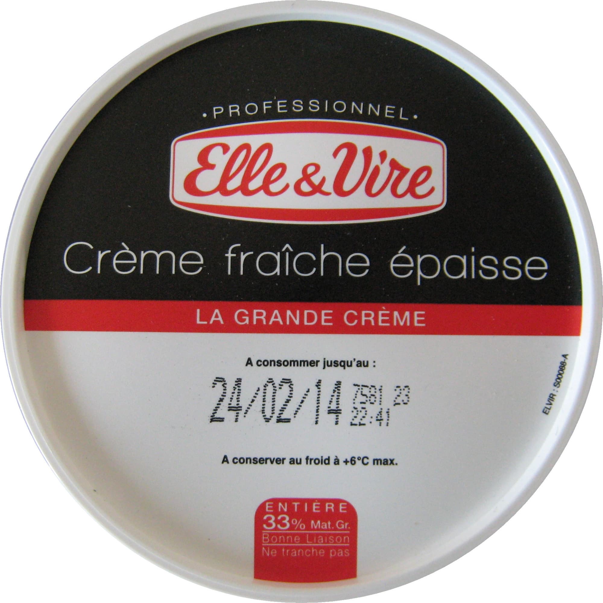 Elle & Vire Crème fraîche épaisse packshot