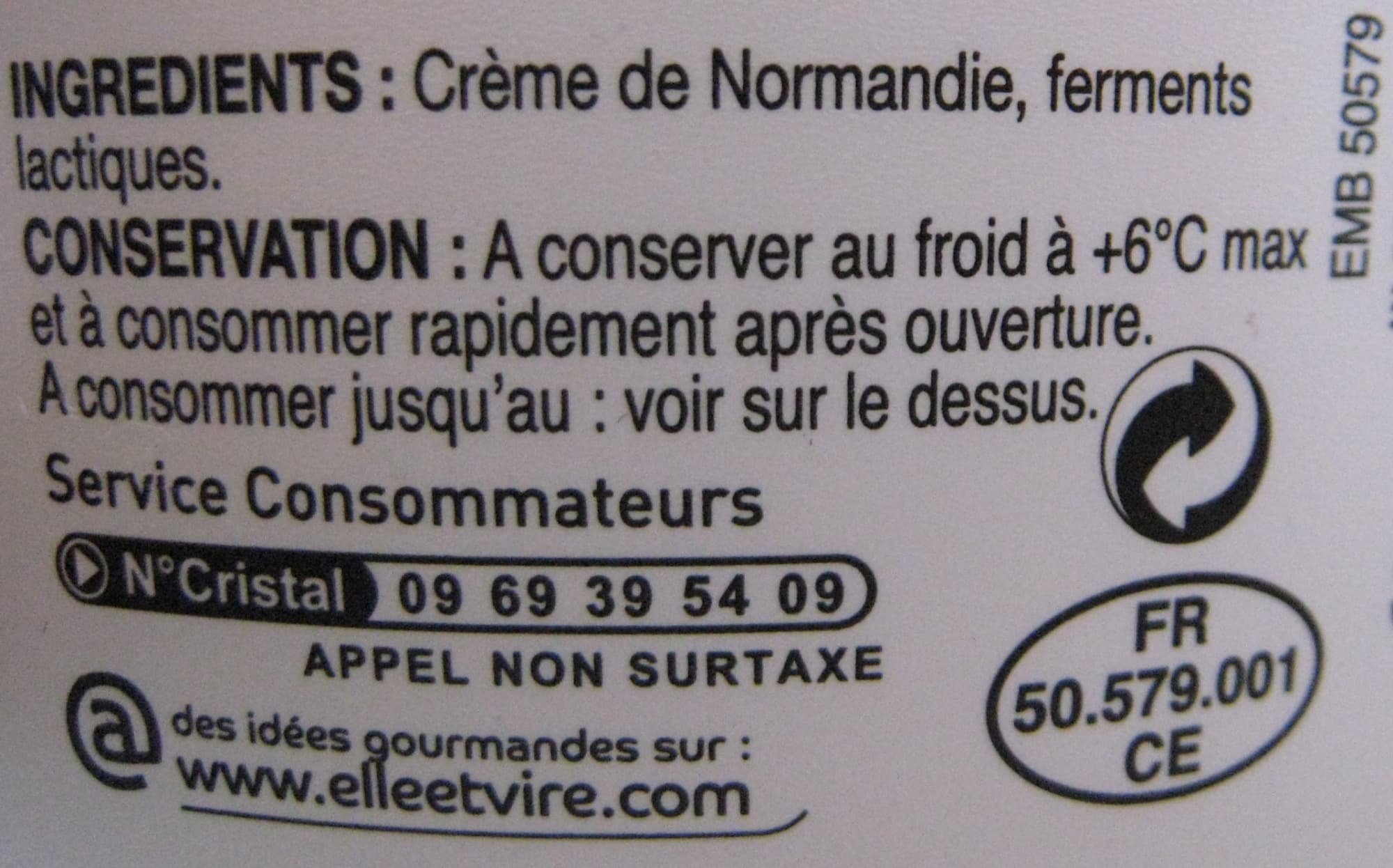 Elle & Vire Crème fraîche épaisse packshot
