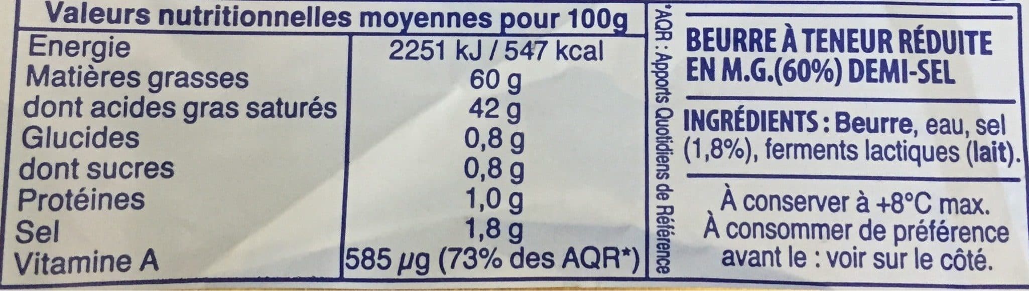 Elle & Vire Beurre Demi-Sel packshot