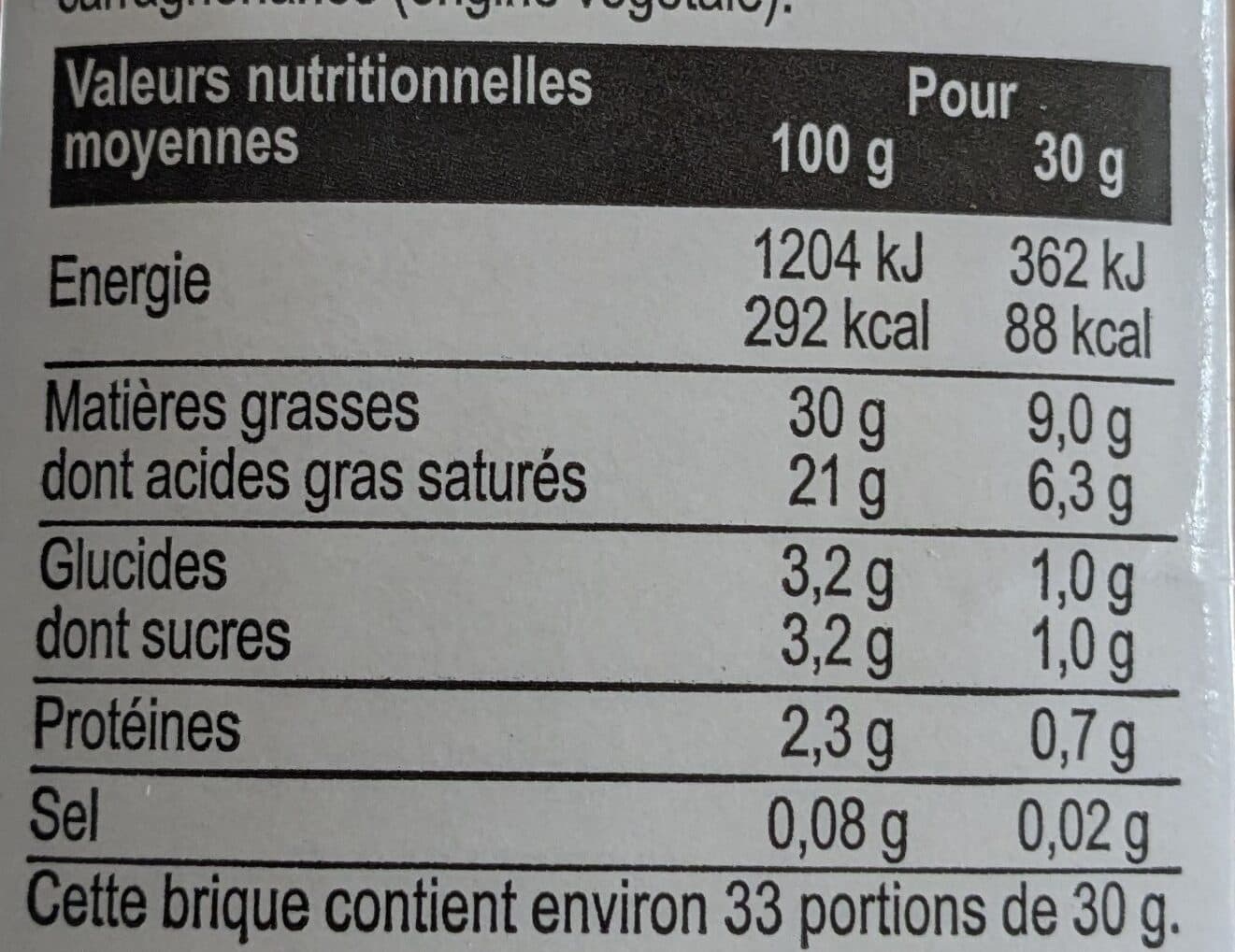 Elle & Vire La Crème Entière De Normandie 30%MG packshot