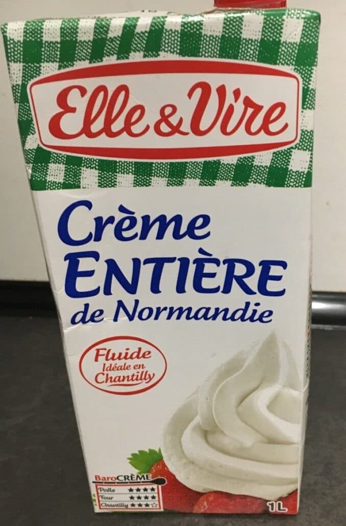 Elle & Vire Crème entière de Normandie packshot