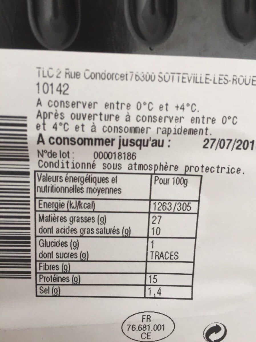 Open Food Facts Pate de lapin packshot