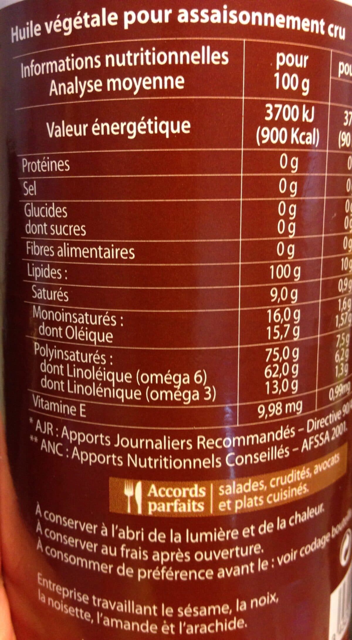 Vigean Huile de noix ourmande à l'ancienne packshot