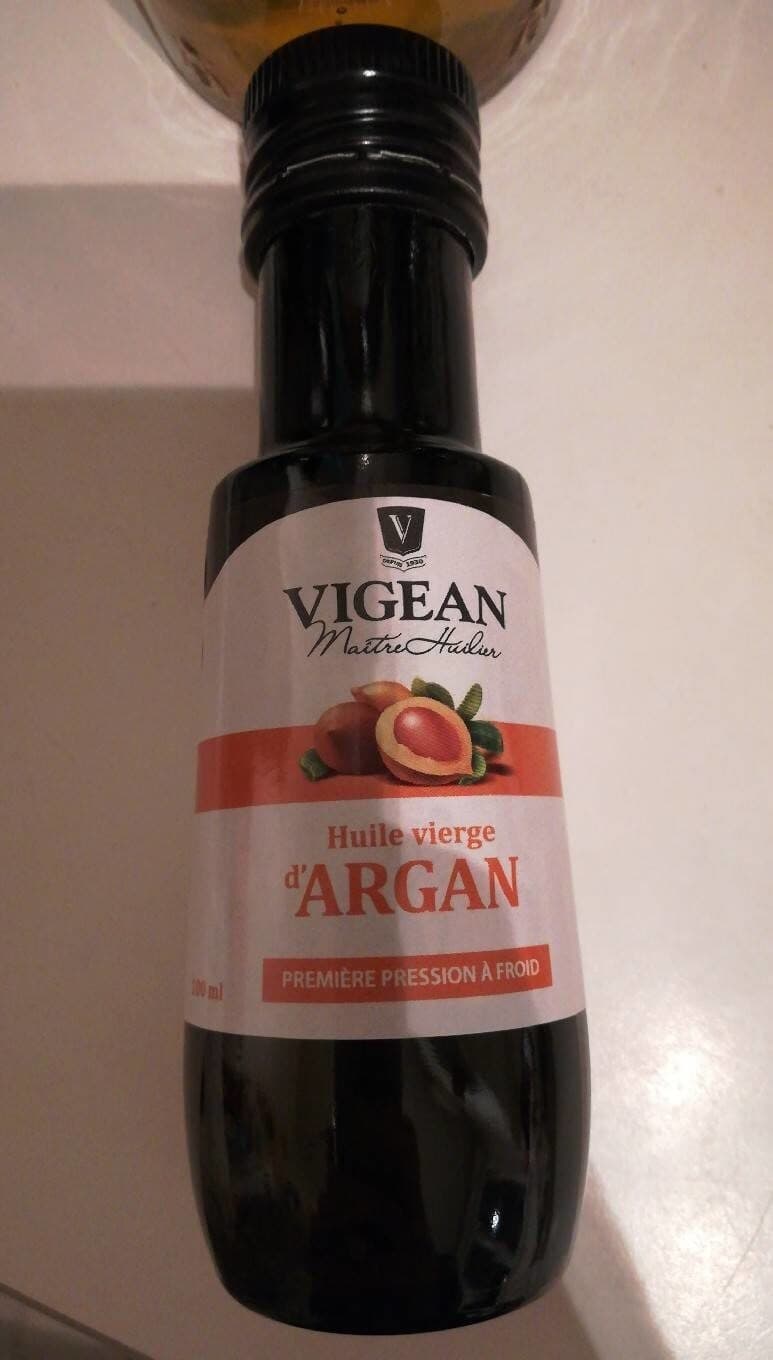 Vigean Huile vierge d'argan bio packshot