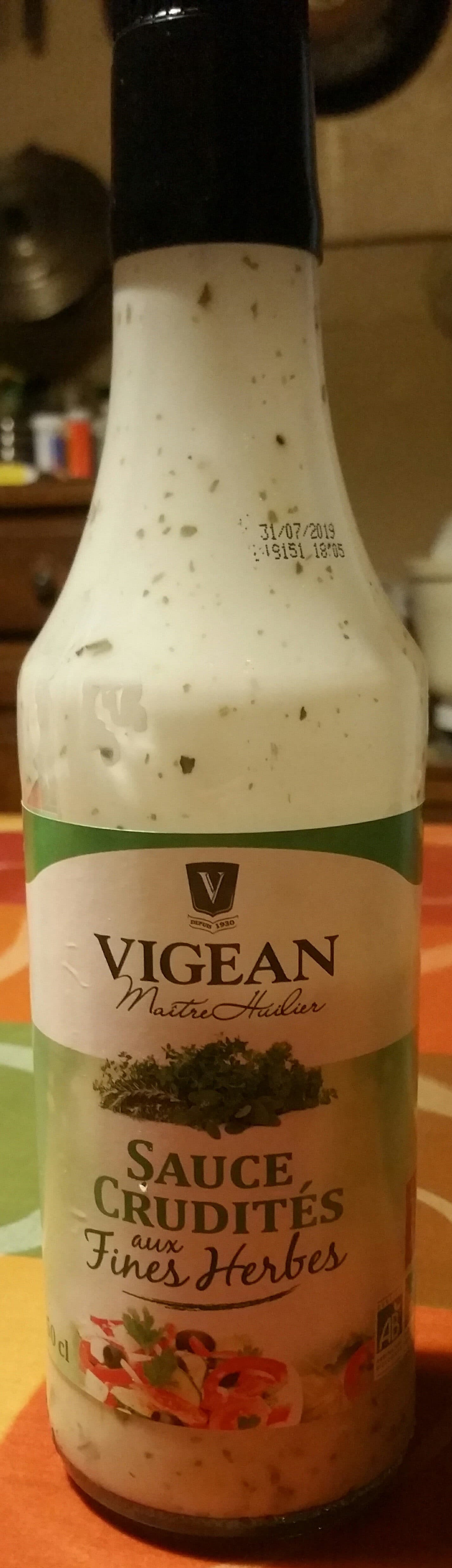 Huileroe Philippe Vigean SAUCE CRUDITES FINES HERBES packshot