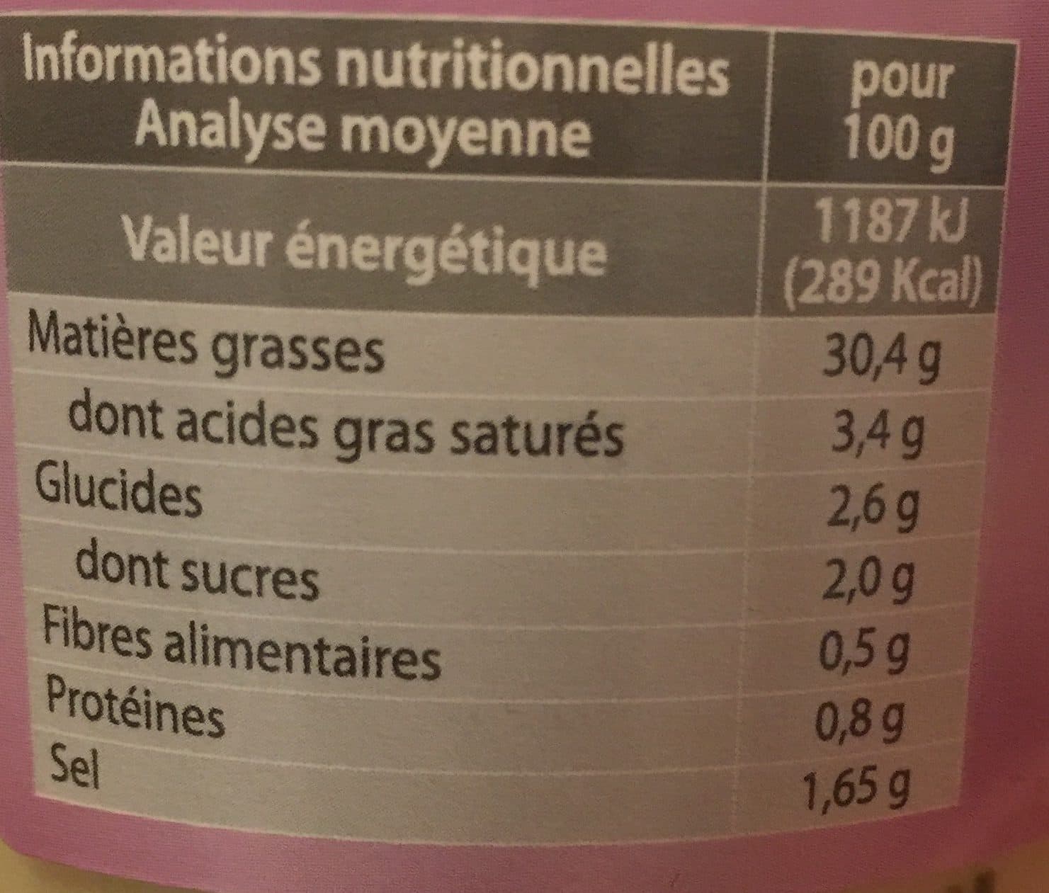 Huilerie croix verte Sauce Crudites Ail Ciboulette packshot
