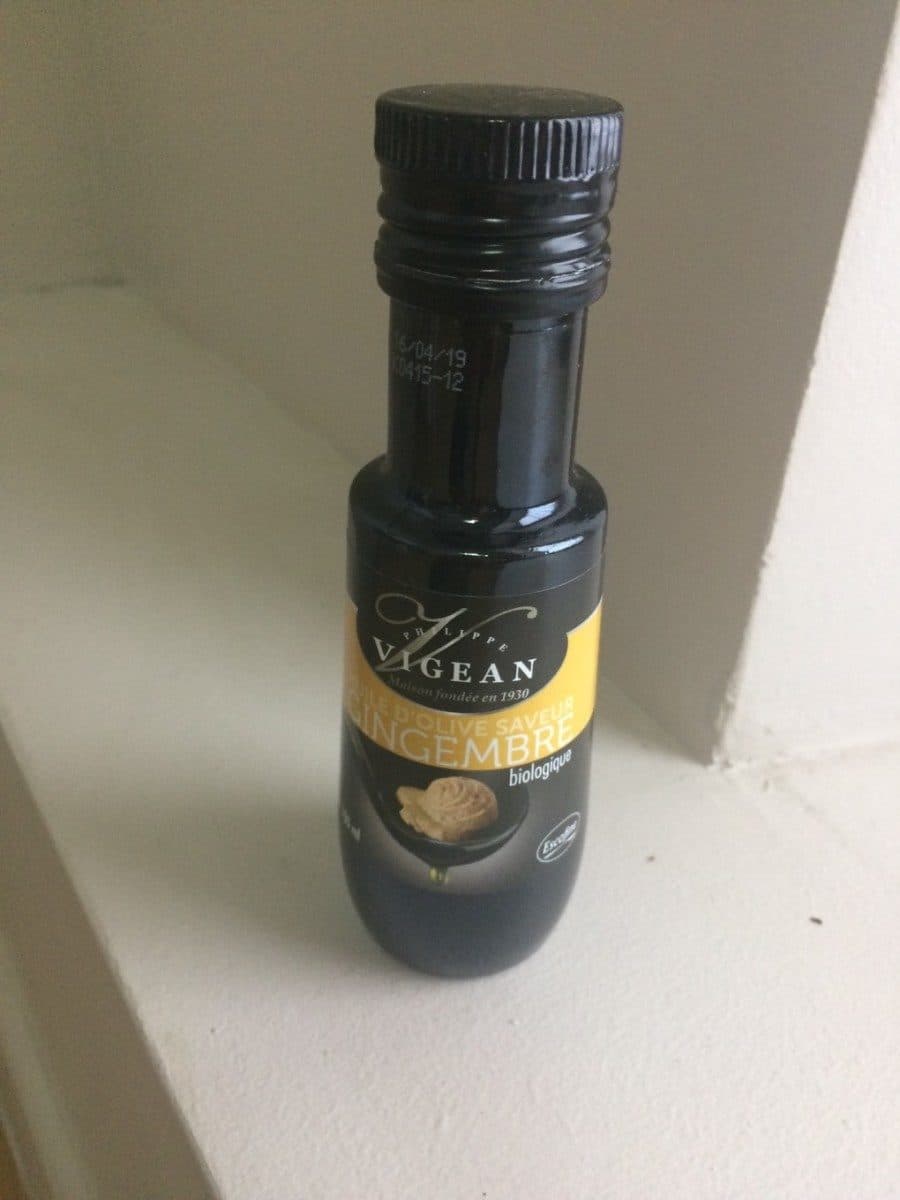 Vigean Huile Olive Saveur Gingembre packshot