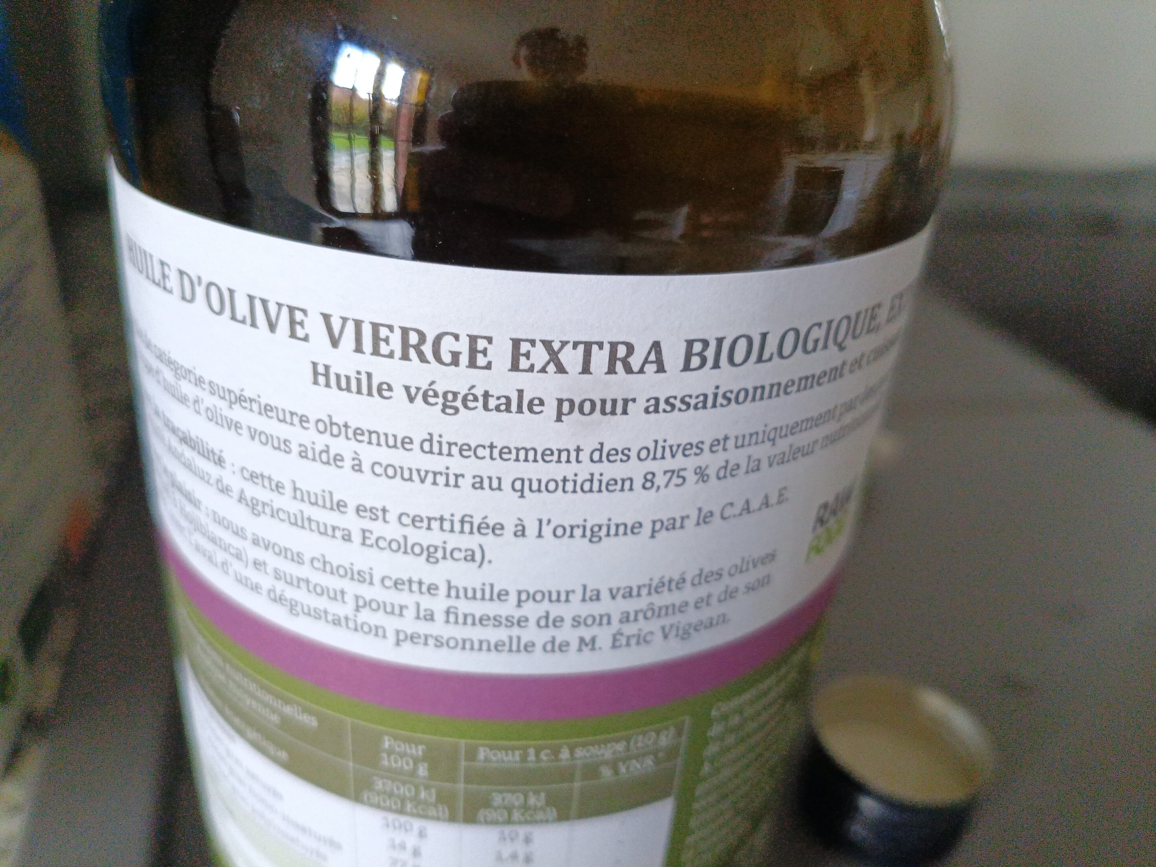 vigean OLIVE BIO Espagne FRUITÉ MÛR packshot