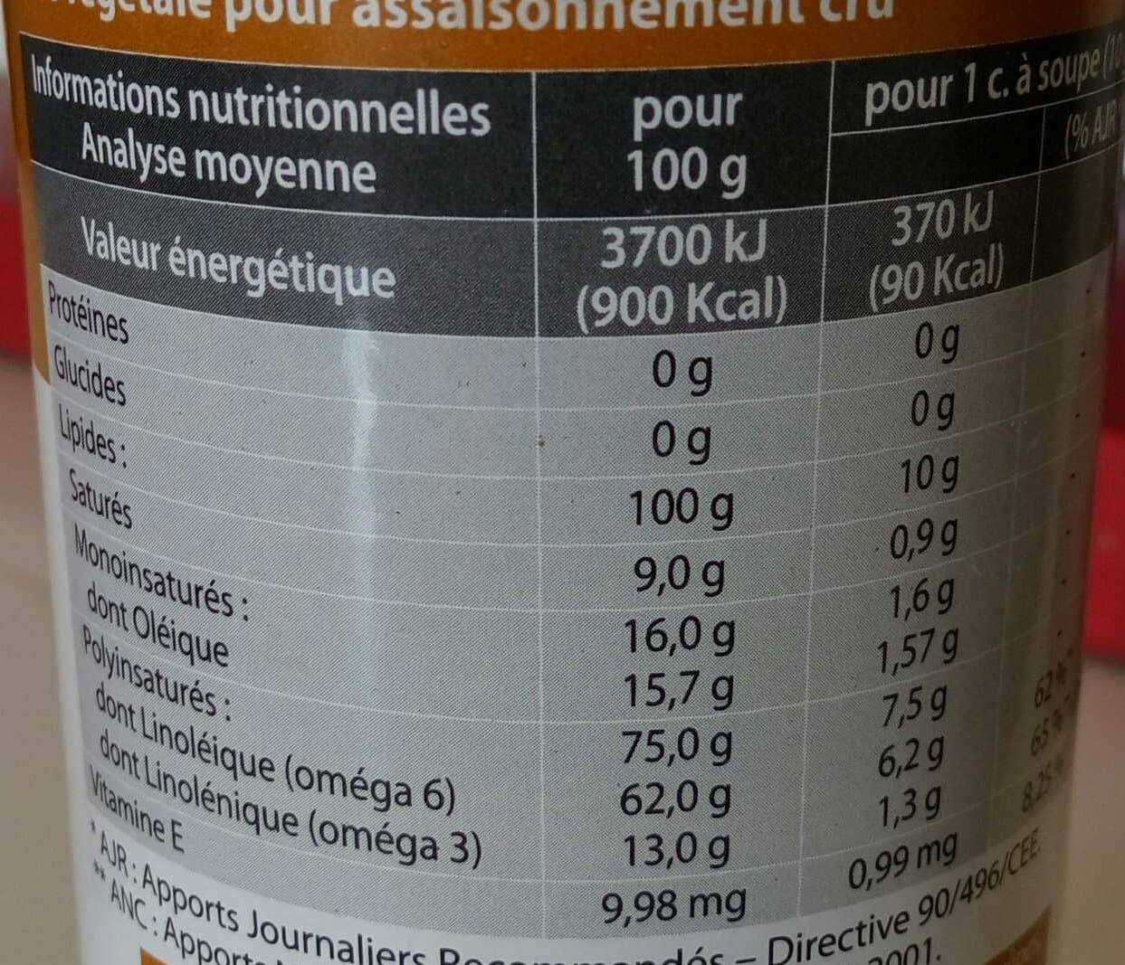 Vigean NOIX BIO packshot