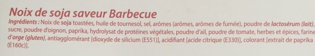 Open Food Facts Noix de soja saveur barbecue packshot